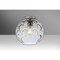 Besa Lighting Bombay Ceiling, Clear, Satin Nickel Finish, 1x60W Incandescent BOMBAYCLC-SN - alternate 1